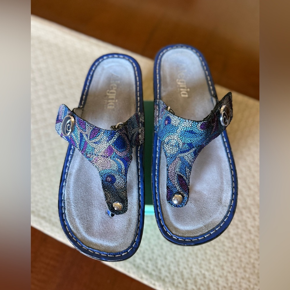 Algeria Carina Purple Swell Sandal Sz 8 - 8.5 - Picture 5 of 10